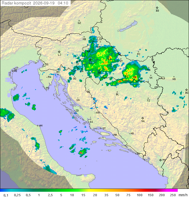Padavine Hrvaška