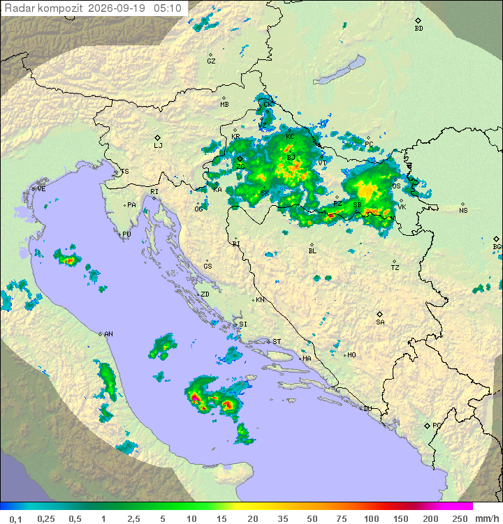Padavine Hrvaška