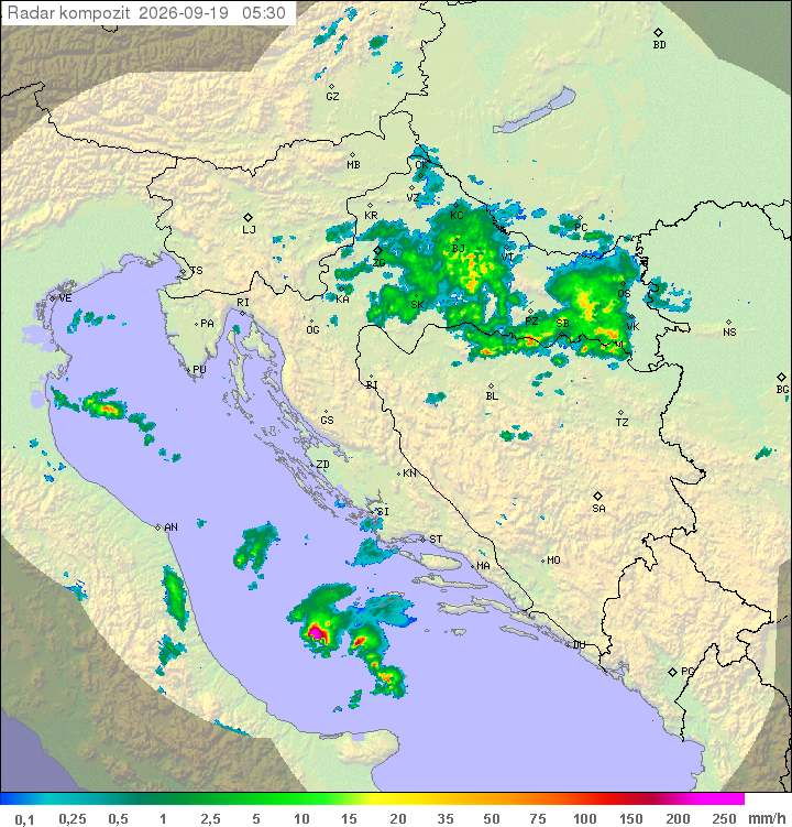 Padavine Hrvaška