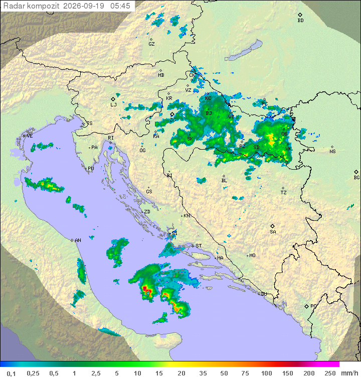 Padavine Hrvaška