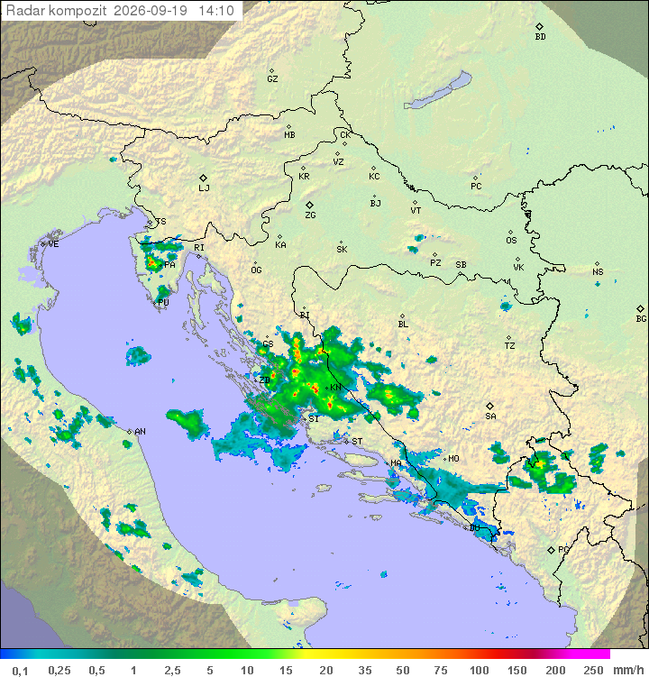 Padavine Hrvaška
