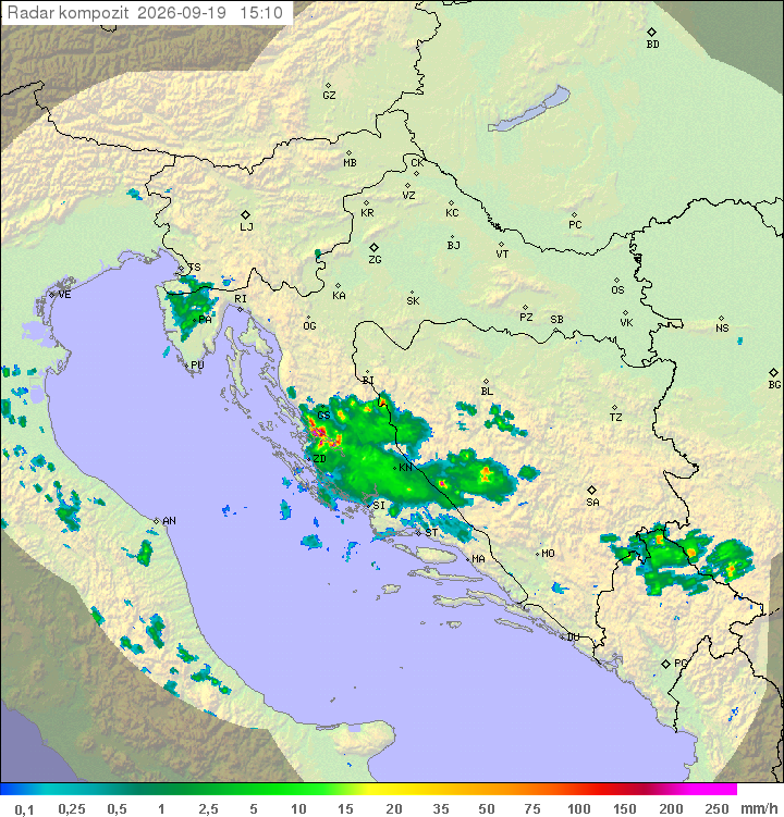Padavine Hrvaška