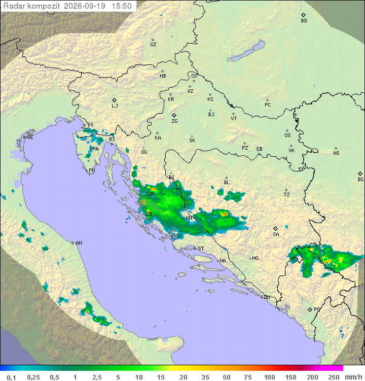 Padavine Hrvaška