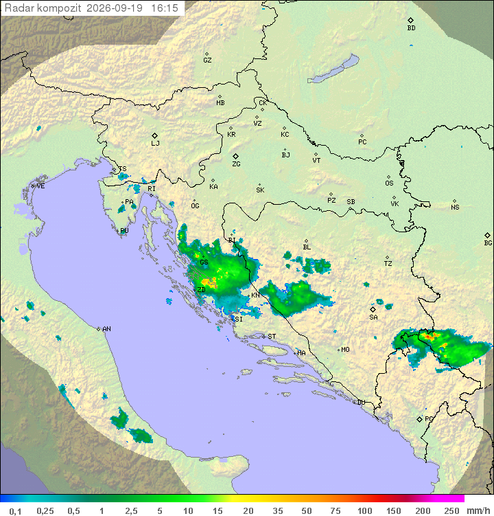 Padavine Hrvaška