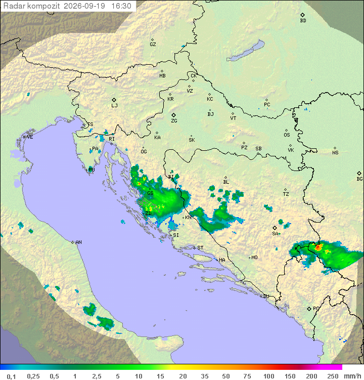 Padavine Hrvaška