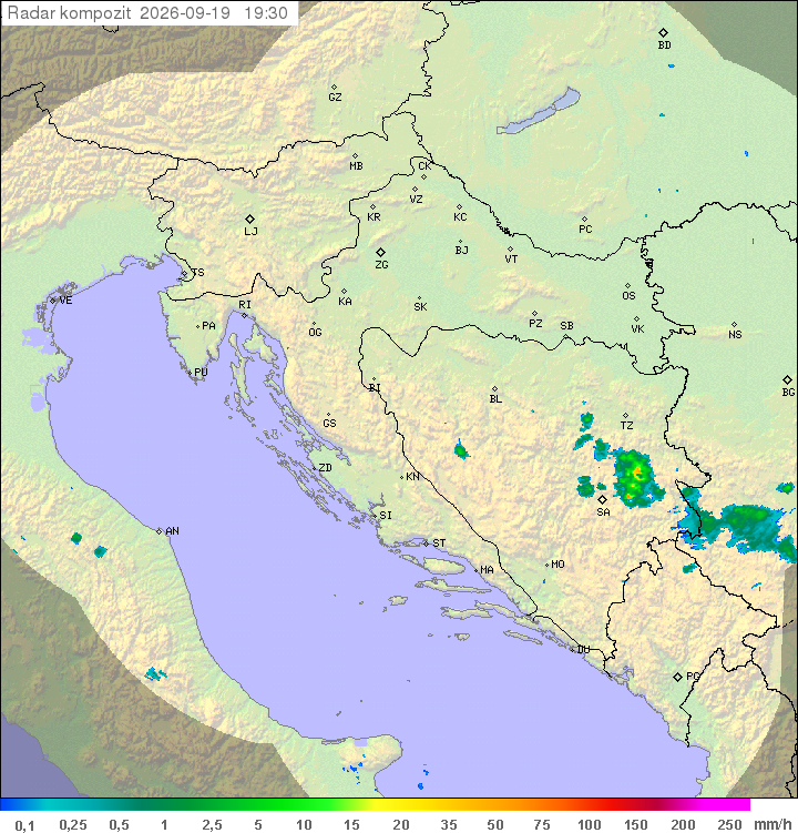 Padavine Hrvaška