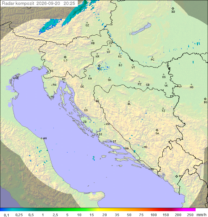 Padavine Hrvaška