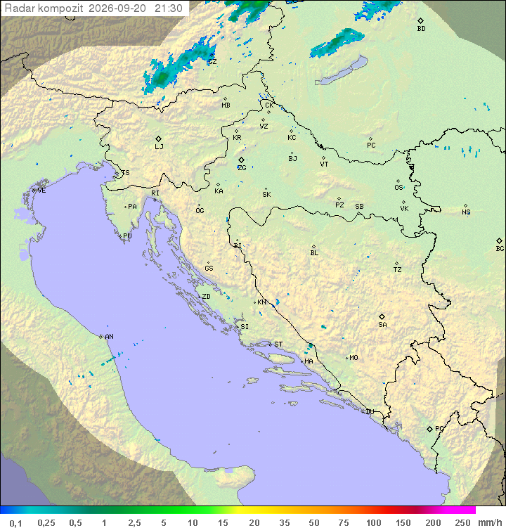 Padavine Hrvaška