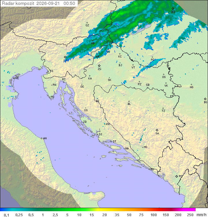Padavine Hrvaška