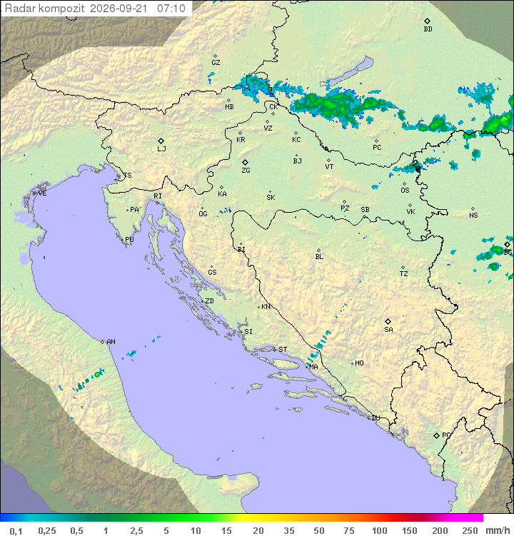 Padavine Hrvaška