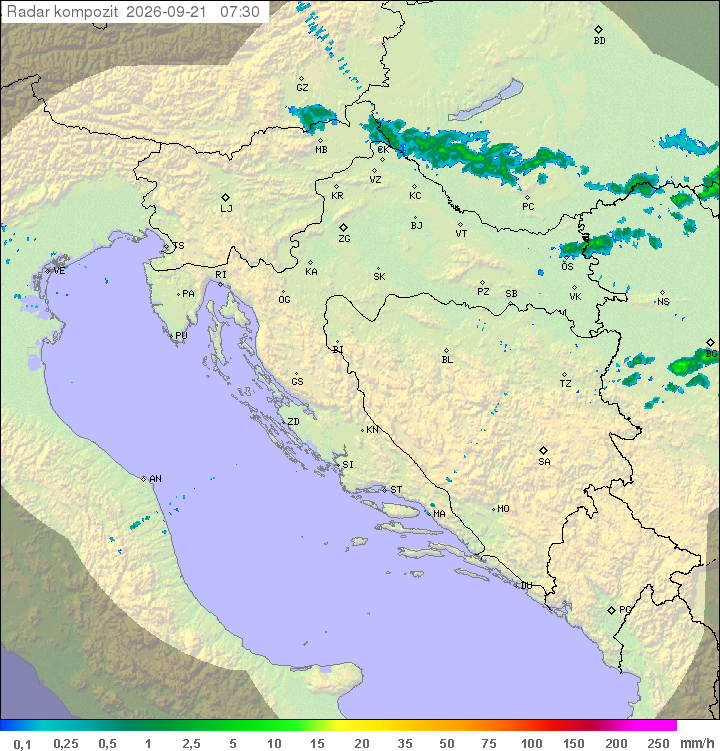 Padavine Hrvaška