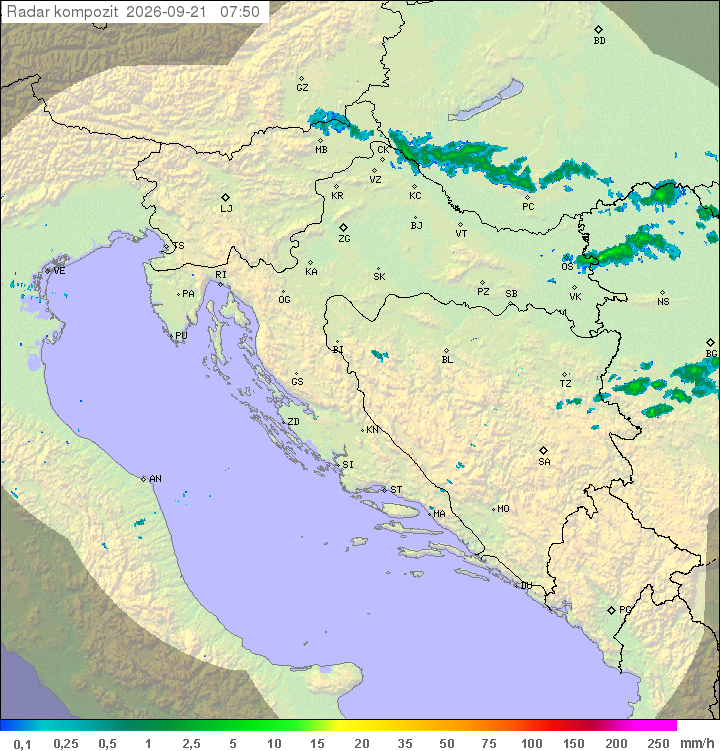 Padavine Hrvaška
