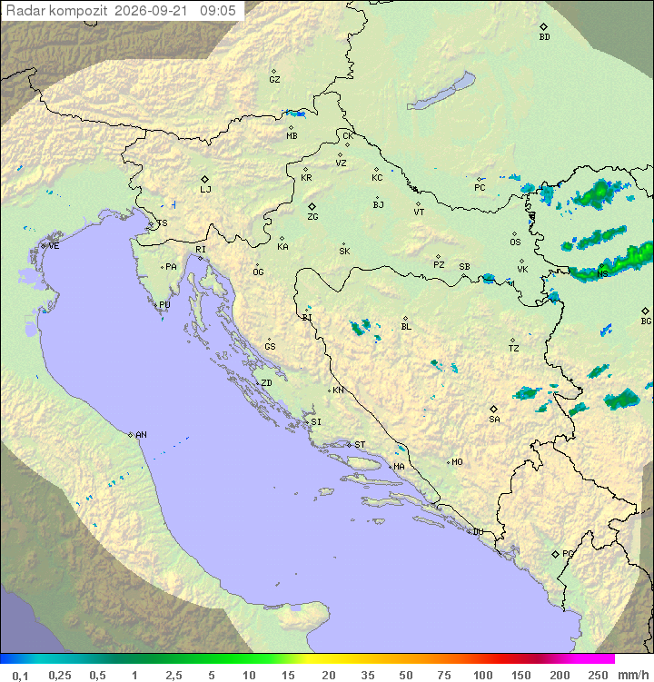 Padavine Hrvaška