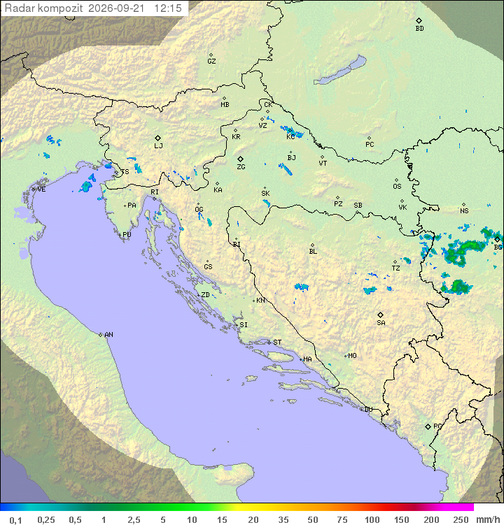Padavine Hrvaška