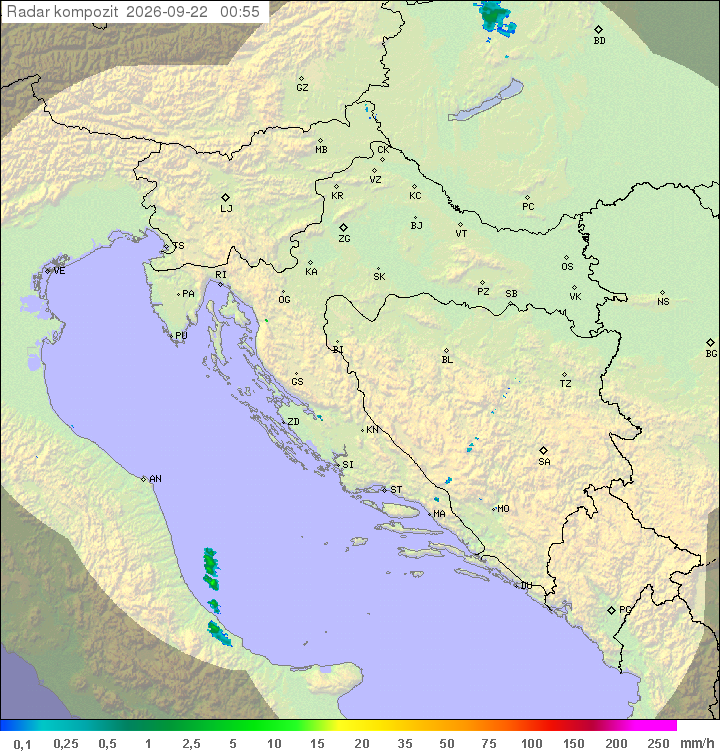 Padavine Hrvaška
