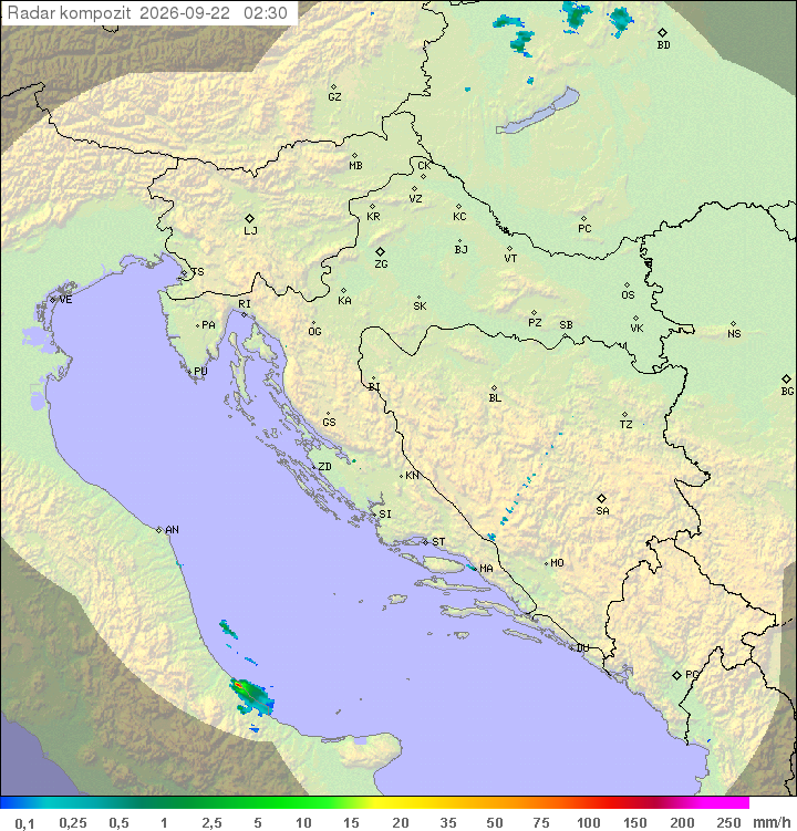Padavine Hrvaška