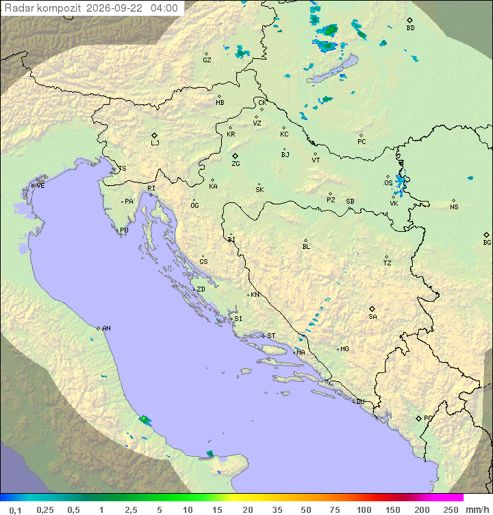 Padavine Hrvaška