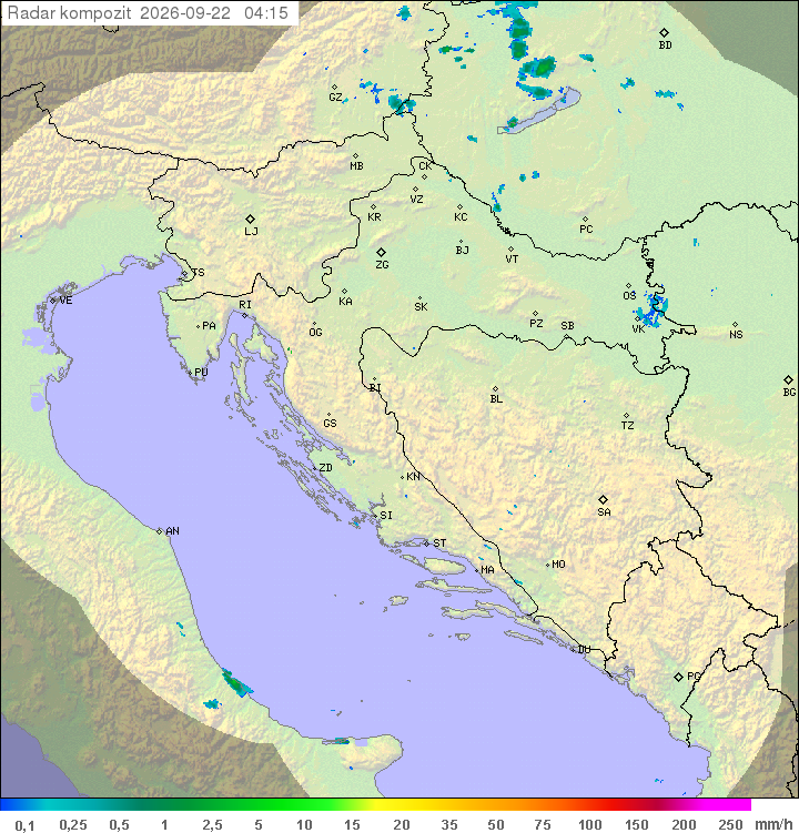 Padavine Hrvaška