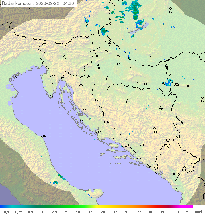 Padavine Hrvaška