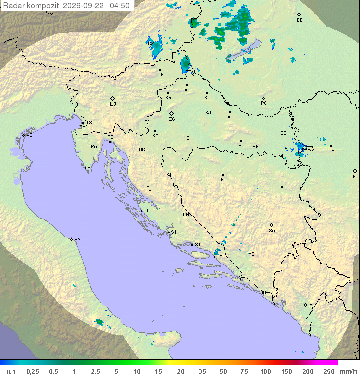 Padavine Hrvaška