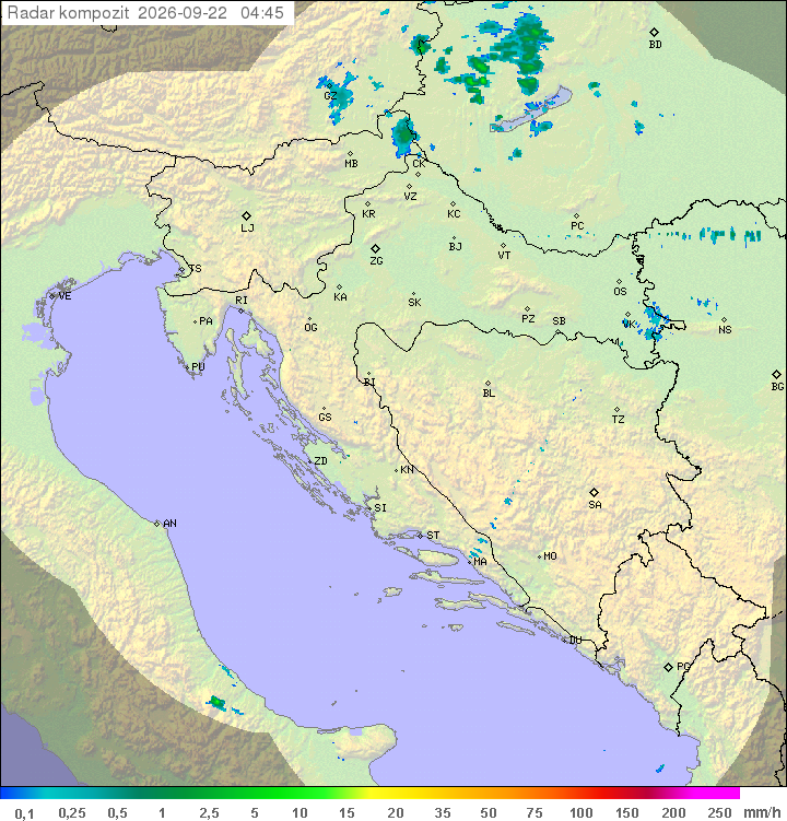Padavine Hrvaška