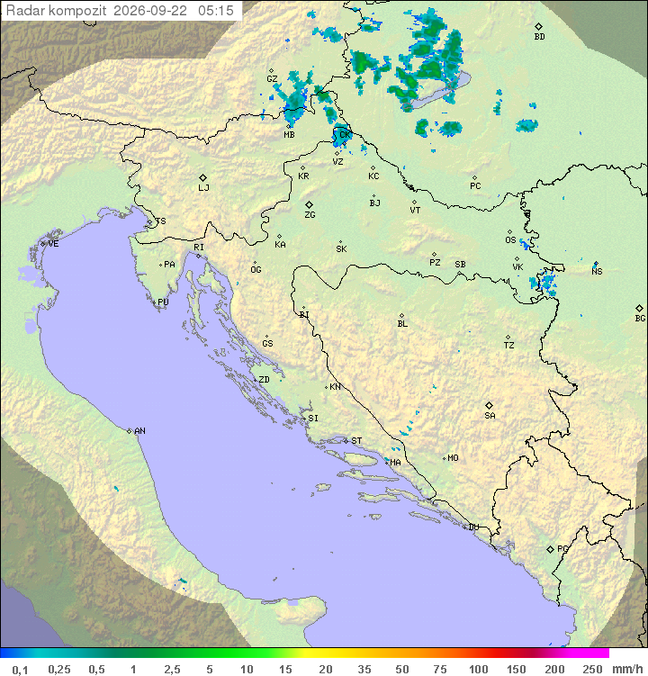 Padavine Hrvaška