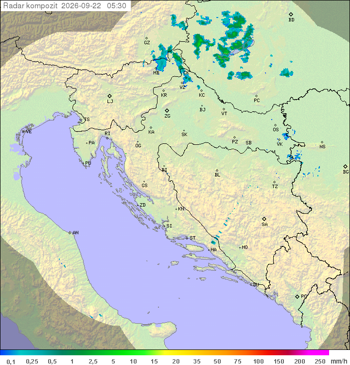 Padavine Hrvaška