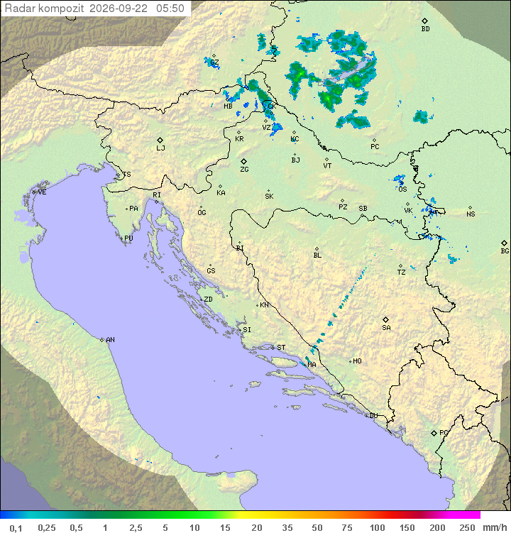 Padavine Hrvaška