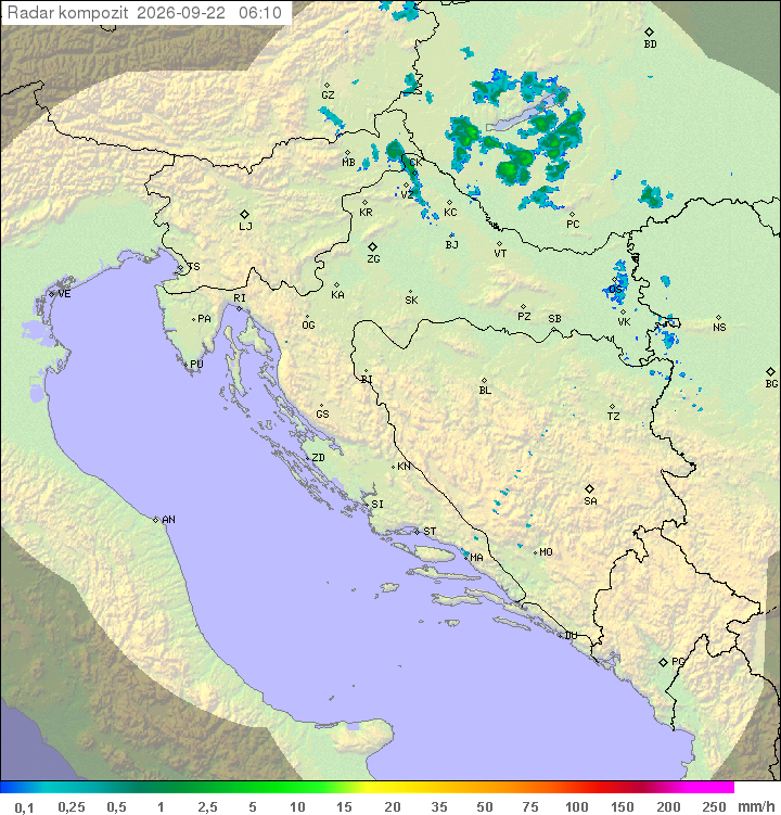 Padavine Hrvaška