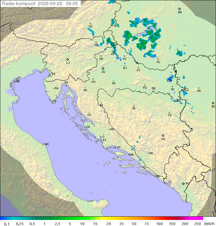 Padavine Hrvaška