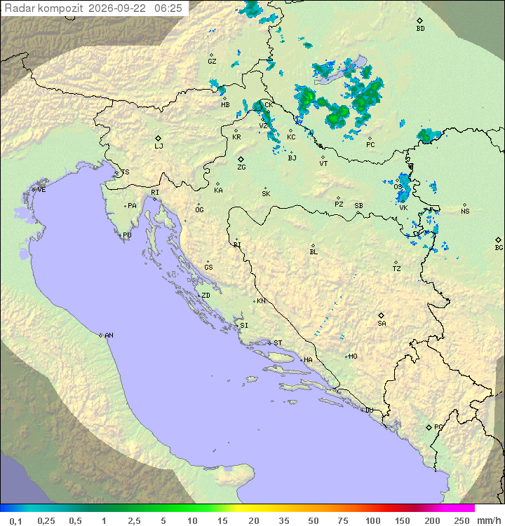 Padavine Hrvaška