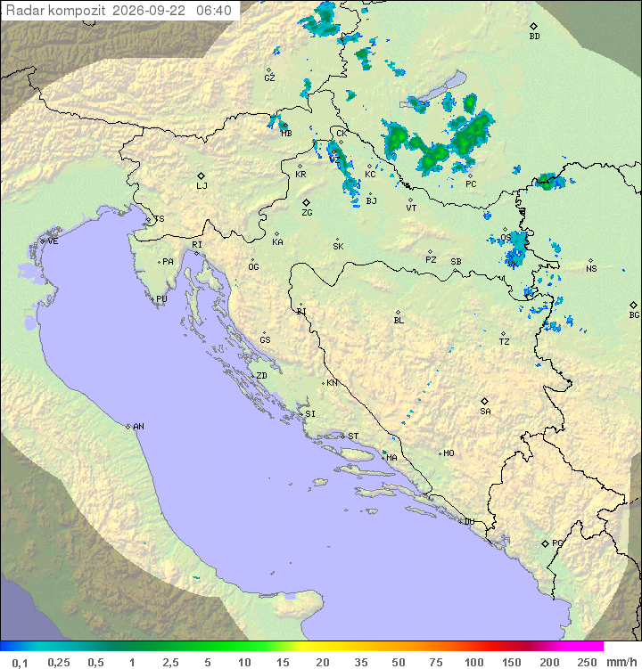 Padavine Hrvaška