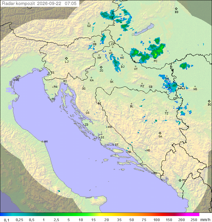 Padavine Hrvaška