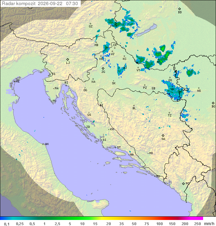 Padavine Hrvaška