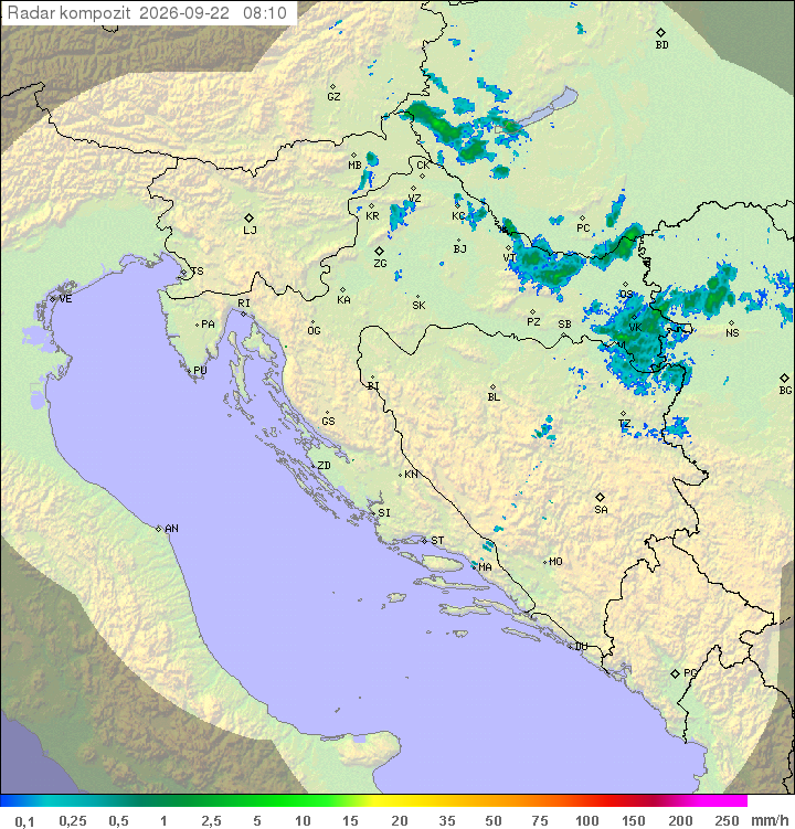 Padavine Hrvaška