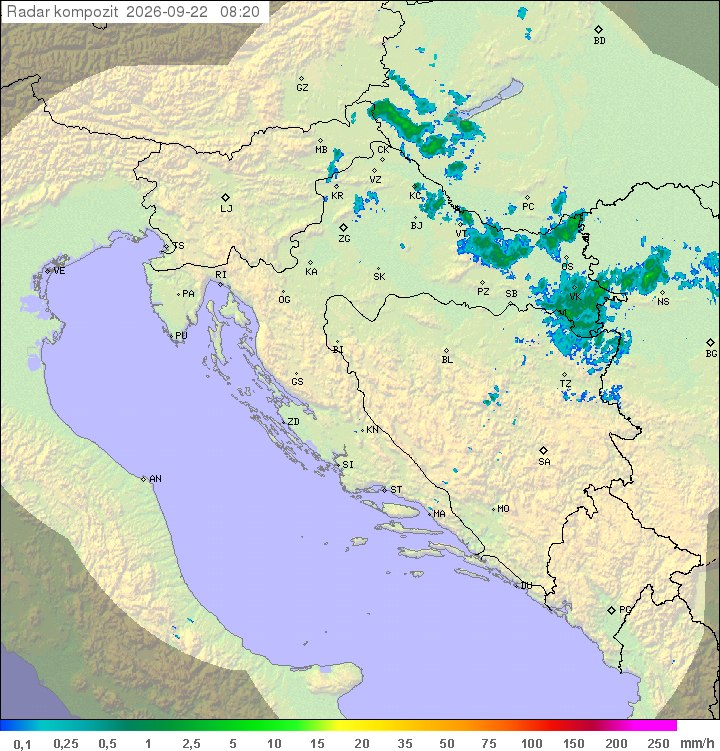 Padavine Hrvaška