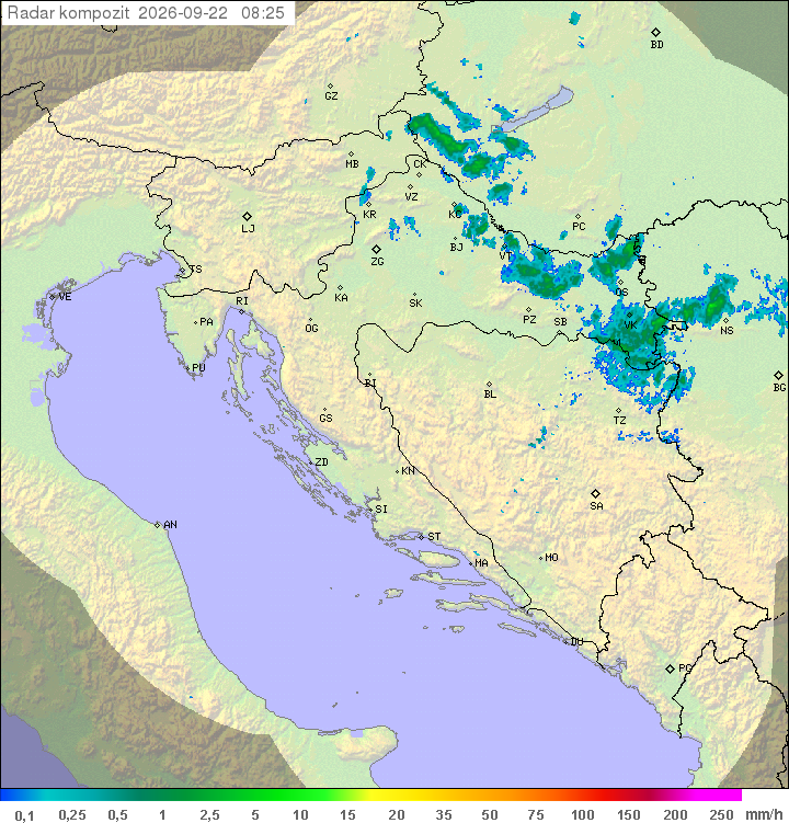 Padavine Hrvaška