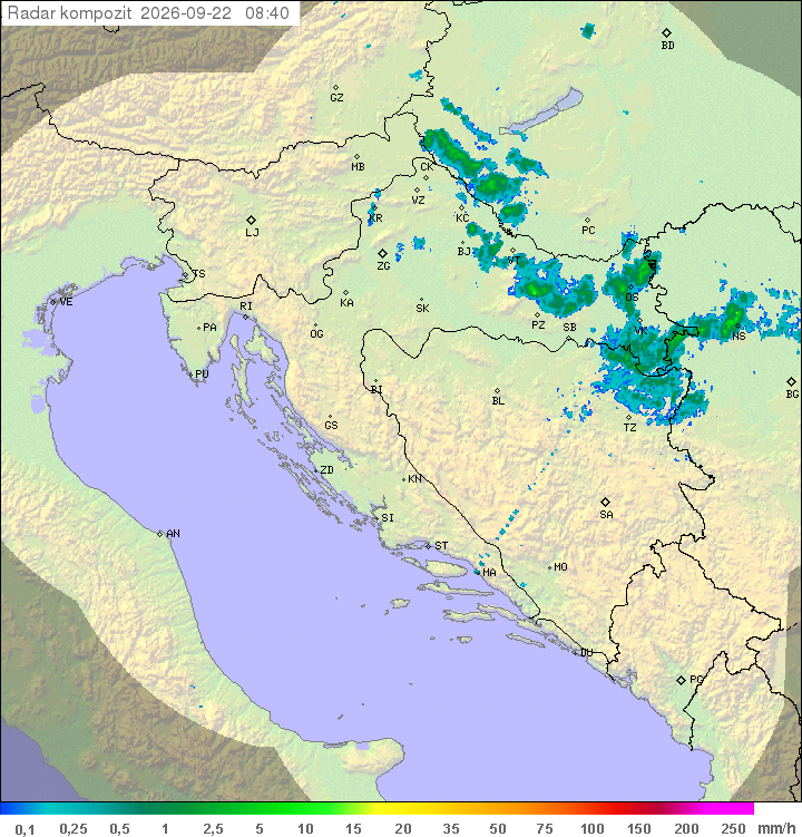 Padavine Hrvaška