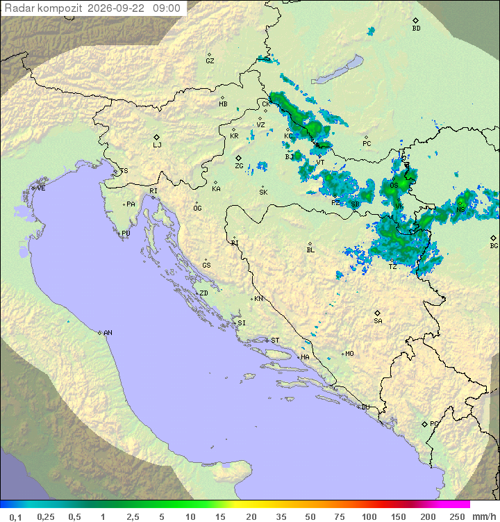 Padavine Hrvaška