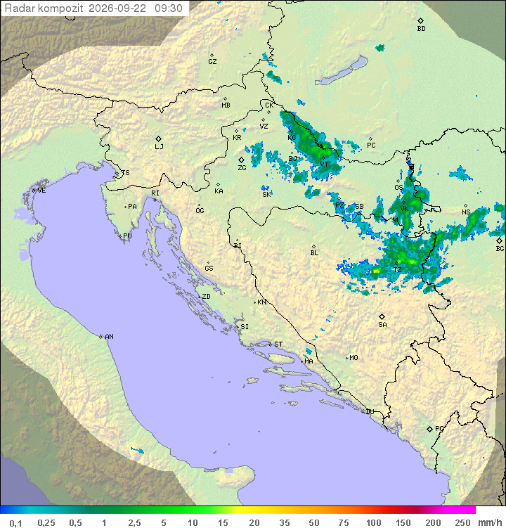 Padavine Hrvaška