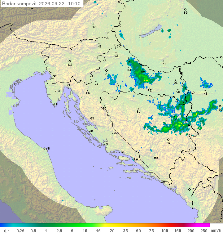 Padavine Hrvaška