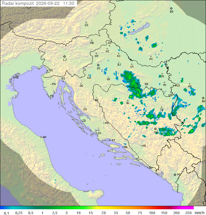 Padavine Hrvaška
