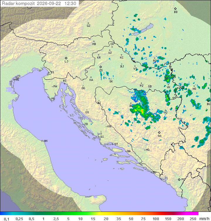 Padavine Hrvaška