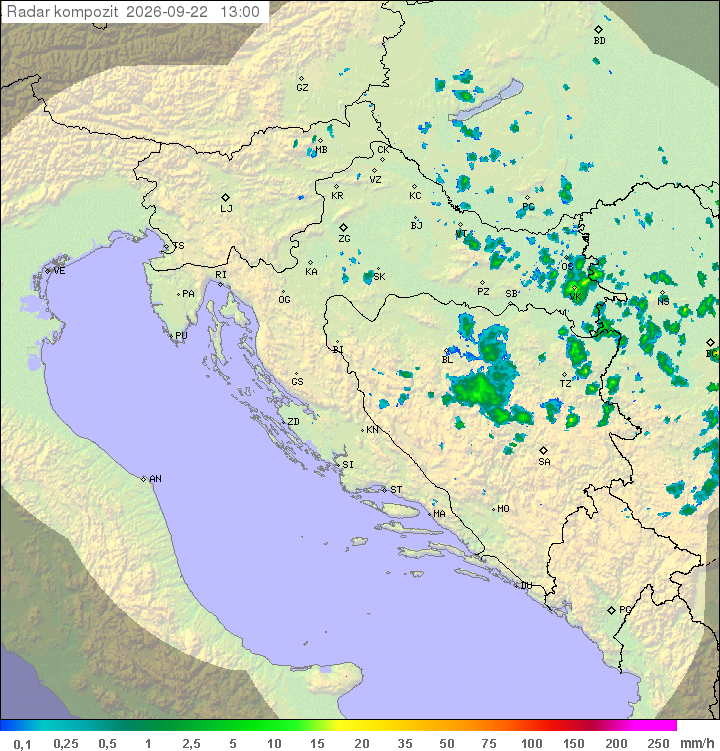 Padavine Hrvaška
