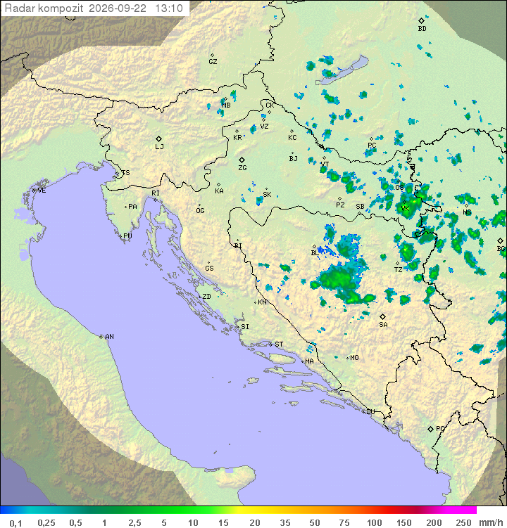 Padavine Hrvaška