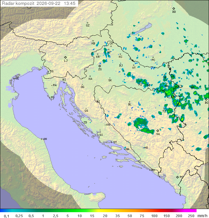 Padavine Hrvaška