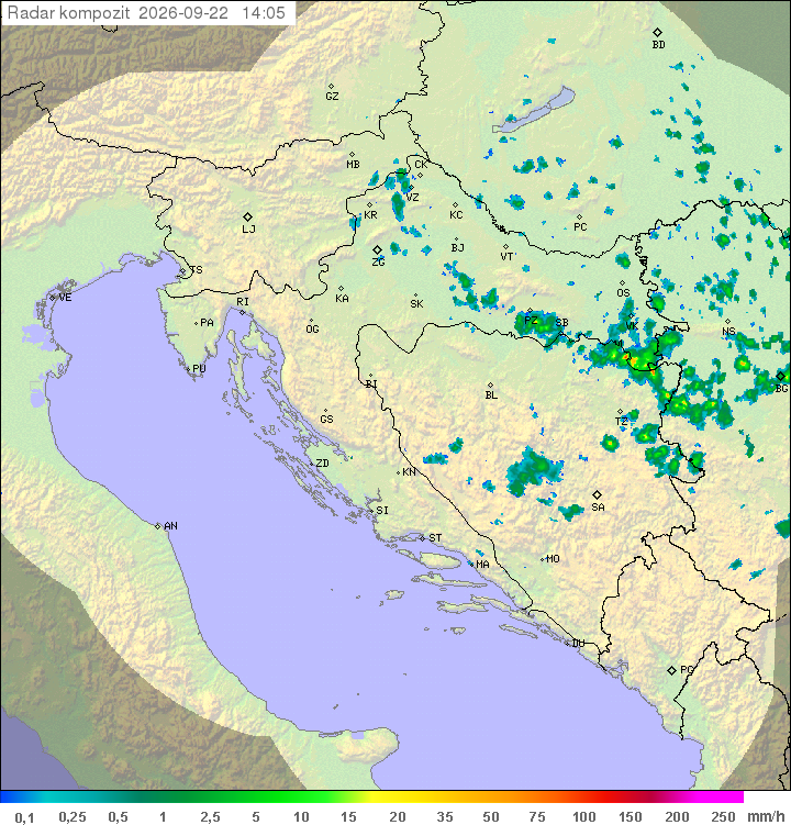 Padavine Hrvaška