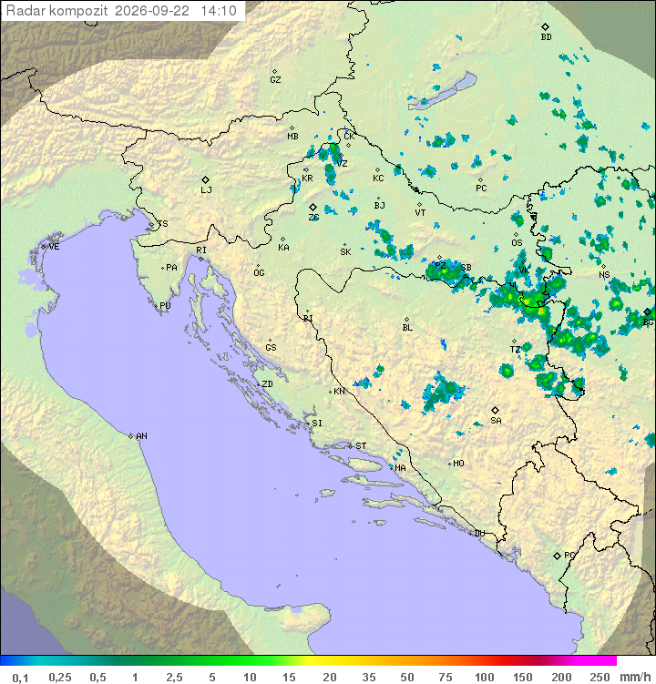 Padavine Hrvaška