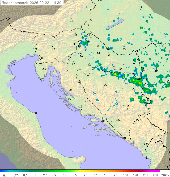 Padavine Hrvaška