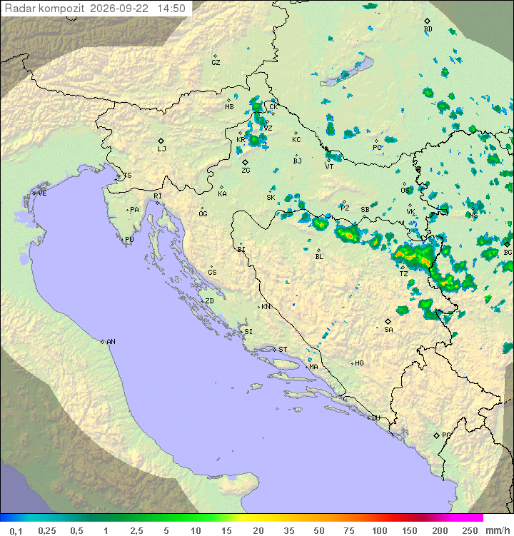 Padavine Hrvaška